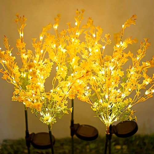 GIGAWATTS GW-915 Canola Solar Garden Light | BIS-Approved, Waterproof LED with 2V All-Weather Panel. Perfect for Pathways, patios, lawns, Home décor & Diwali Decoration (Pack of 1, Warm White Light) - Image 5