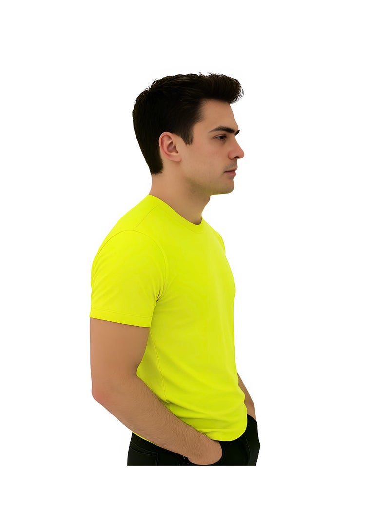 برينت شوب فور مي تي شيرت رجالي برقبة مستديرة للكبار 170 جرامًا في المتر المربع من القطن الخالص الألوان الأساسية - Image 4