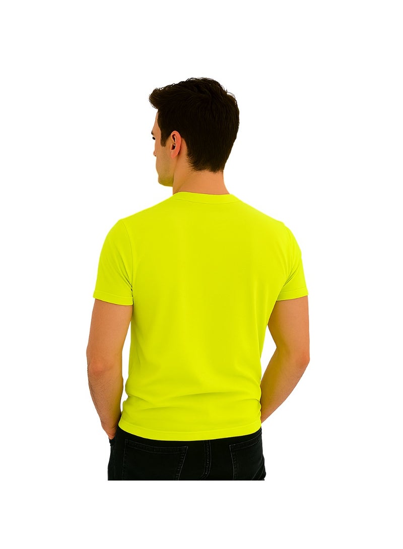 برينت شوب فور مي تي شيرت رجالي برقبة مستديرة للكبار 170 جرامًا في المتر المربع من القطن الخالص الألوان الأساسية - Image 5