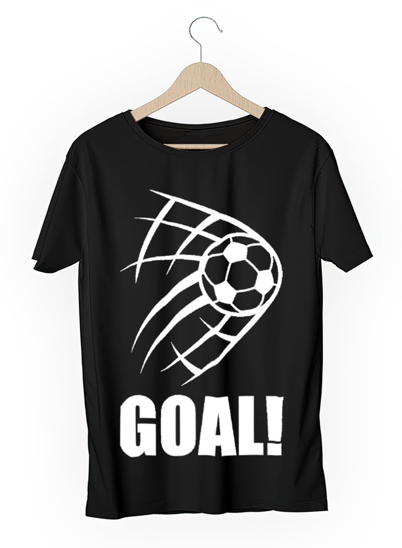 Fashion World Cotton T-shirt Printed with High-quality FOOTBALL - Image 3