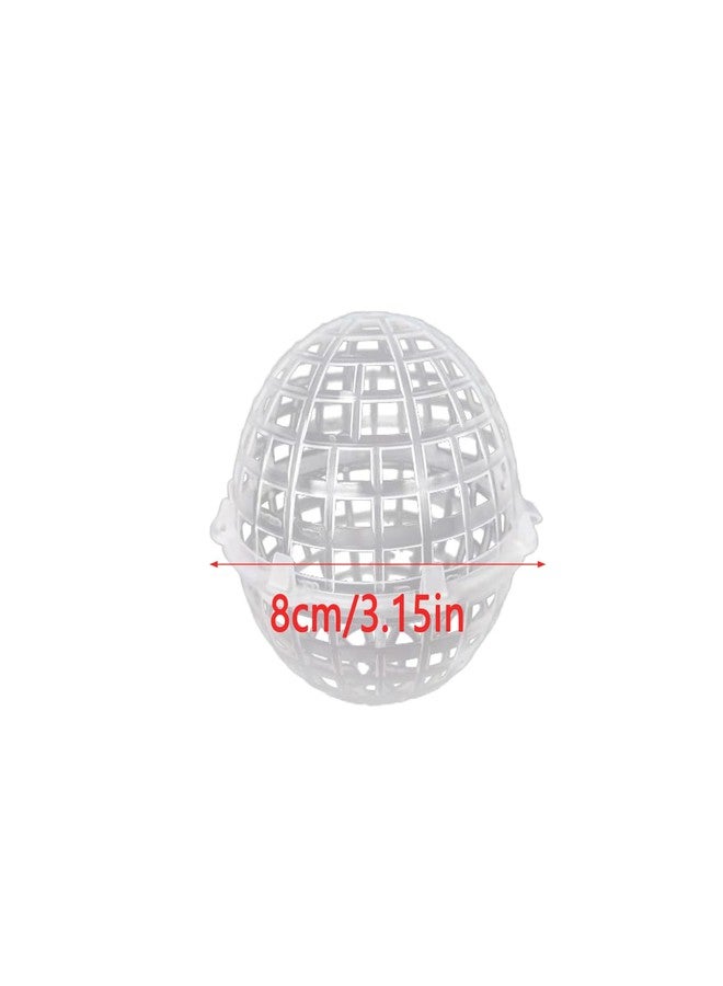UtySty 10 Pack Aquarium Filter Media Holder Container Cage Floating Ball Box for Ceramic Bio Balls Biological Material Remover Fish Tank Sphere Bio Media Rings Activated Carbon Pellets Blocks - Image 2