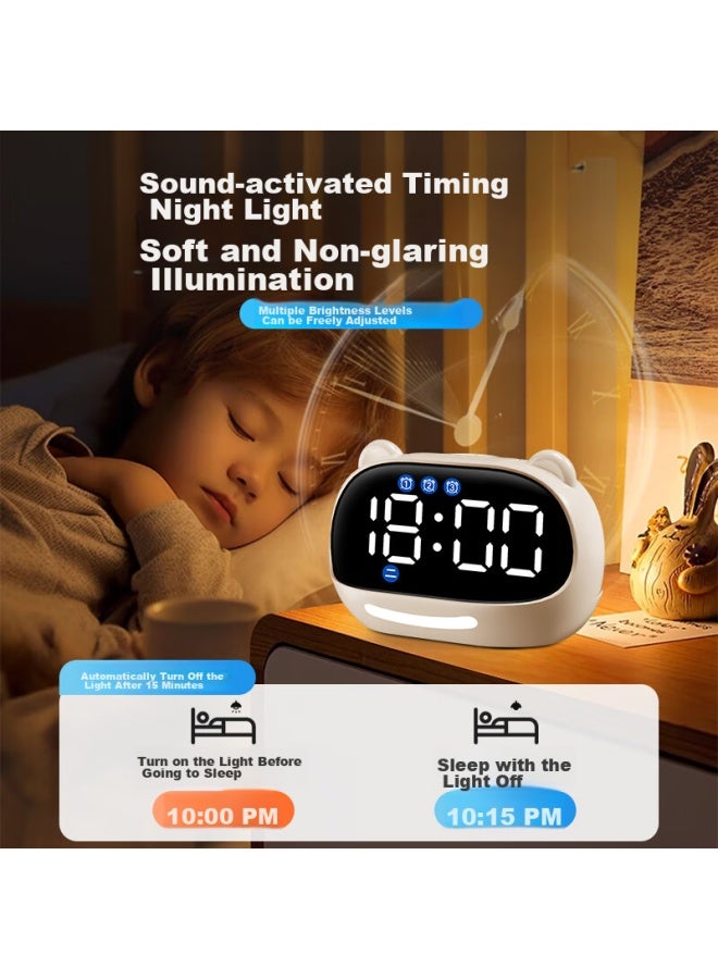 Qt-timer Timer Alarm Clock For Students, Wake-up Aid, Voice-controlled Electronic Clock, Children's Smart Alarm, Time Management Device, Timer - Image 5