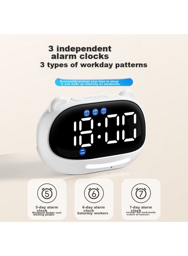 Qt-timer Timer Alarm Clock For Students, Wake-up Aid, Voice-controlled Electronic Clock, Children's Smart Alarm, Time Management Device, Timer - Image 3