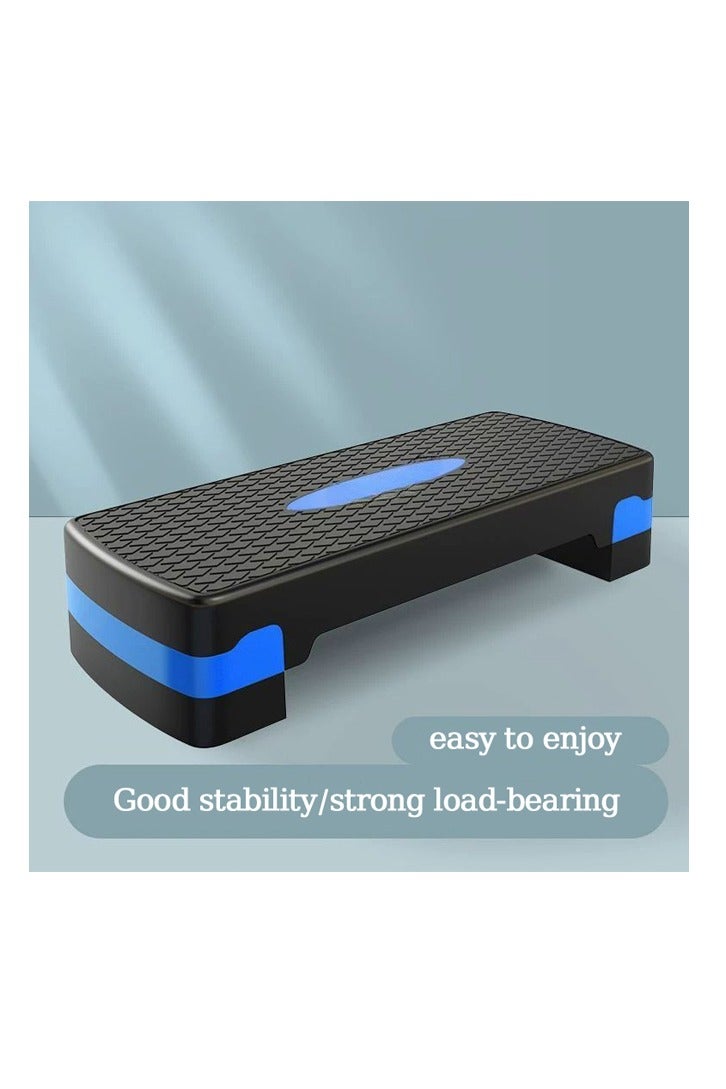 Generic Fitness Step Board, Adjustable Aerobic Exercise Step Board for Home Use, Rhythmic Yoga Personal Training Step Board, Fitness Equipment, Stackable Fitness Step Board, Yoga Step Board, Balance Step Board, Home Fitness Equipment, Yoga Accessories ,Black Blue  - Image 3