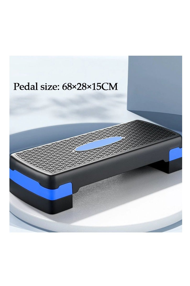 Generic Fitness Step Board, Adjustable Aerobic Exercise Step Board for Home Use, Rhythmic Yoga Personal Training Step Board, Fitness Equipment, Stackable Fitness Step Board, Yoga Step Board, Balance Step Board, Home Fitness Equipment, Yoga Accessories ,Black Blue  - Image 4