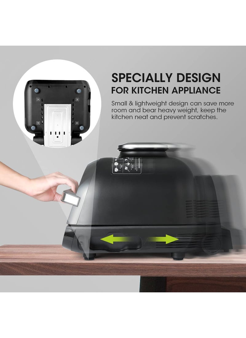AIEVE Aieve Appliance Sliders, 8 Pcs Small Appliance Slider for Countertop, Self Adhesive Kitchen Rollers Caster Wheels for Stand Mixers, Coffee Makers, Blenders, Air Fryers  - Image 3