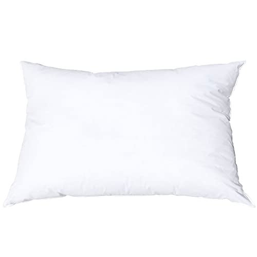 Pillowflex Synthetic Down Pillow Insert - 12x24 Down Alternative Pillow, Ultra Soft, Large Rectangle, Lumbar, Travel, Neck, Sleeping Pillow - 1 Decorative Pillow Form - Image 2