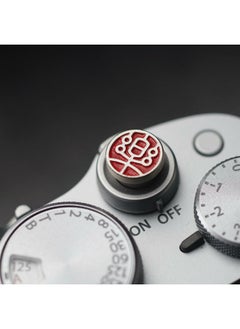 Generic For Fuji X100vi/XT5/30 Second Generation 20 Shutter Button XT4 Nikon ZF Leica Q3 Shutter Key Cap-Color:Red Music Shutter With Thread  - Image 1