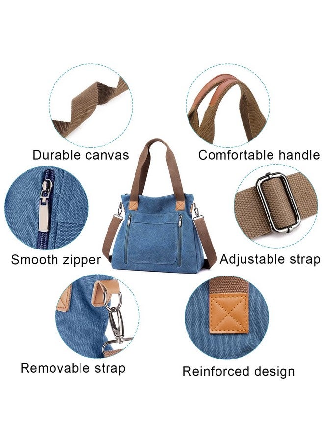  بالي حقيبة يد PALAY® للنساء حقيبة قماشية كبيرة الحجم وحقائب كتف للنساء بحزام كتف قابل للفصل وحقائب يد للنساء - Image 3