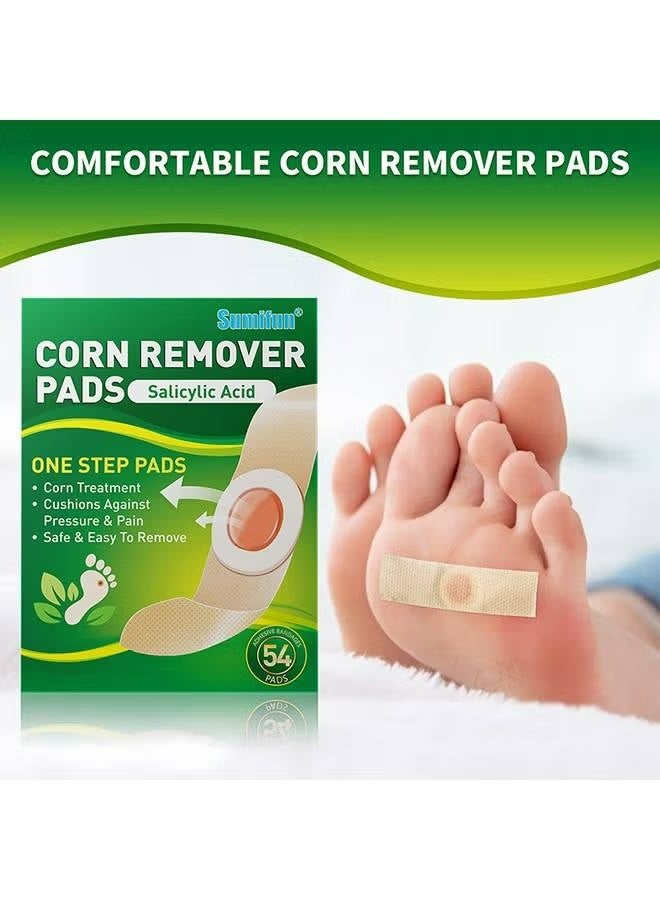 Sumifun 54 Pcs Foot Corn Removal Plaster,Natural Ingredients,Foot Care Expert,Calluses Plantar Treatment,Relief Pain From Calluses, Corns, Blisters, Heel Frictions - Image 4