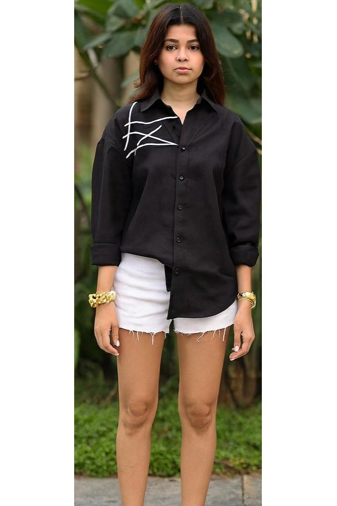 Unisex Casual Shirt with Modern Design – Comfortable Daily Wear for Men & Women