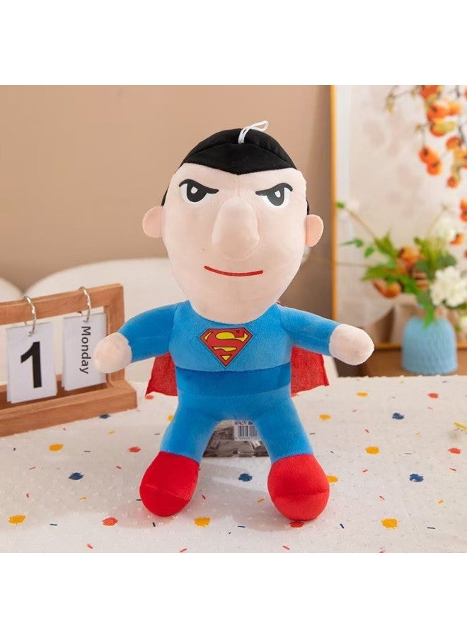 8 Inch Plush Toy Grasping Machine Doll Doll Children's Toy Accompanying Doll Company Annual Meeting Gift Accompanying Gift-Specifications:Superman (27cm)-Colors:8inch (the Colors Of The Same Specifications Are Random, Please Note) - Image 1