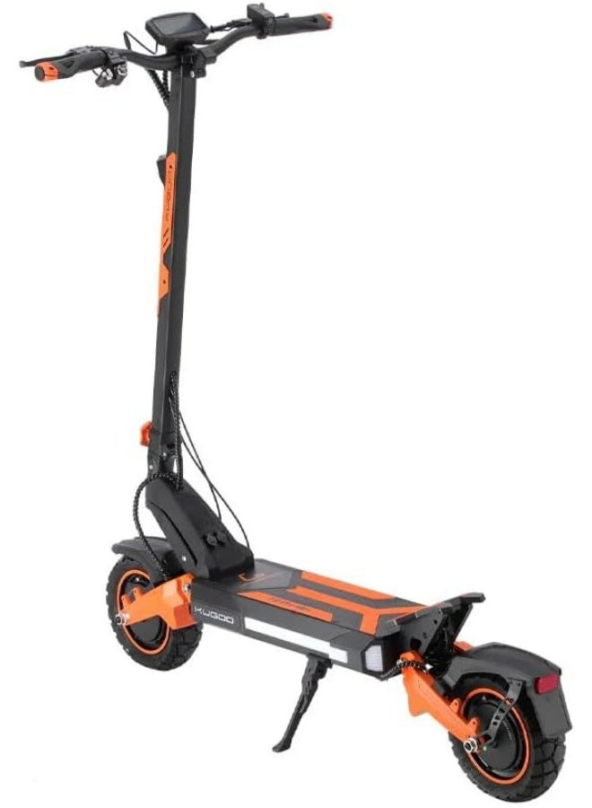 كي يو جي أو أو سكوتر كهربائي KUGOO F3 PRO MAX بمحرك مزدوج وبطارية 52 فولت 23.4 أمبير/ساعة، مدى طويل يصل حتى 95 كم، سكوتر قابل للطي للبالغين – لون برتقالي - Image 5