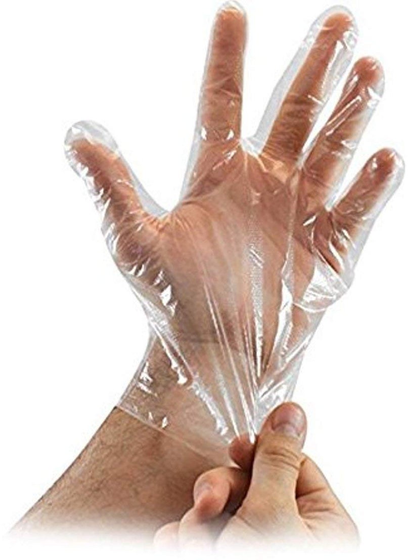 NUVO MEDSURG NUVO MEDSURG Disposable Transparent Color Gloves Free Size - 100 Pcs  - Image 1