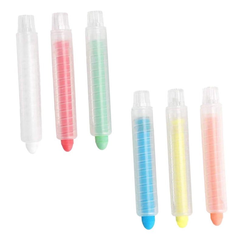 6pcs Water Soluble Chalk Dust Safe Non Toxic for Kids Chalkboard Writing Drawing - Image 2
