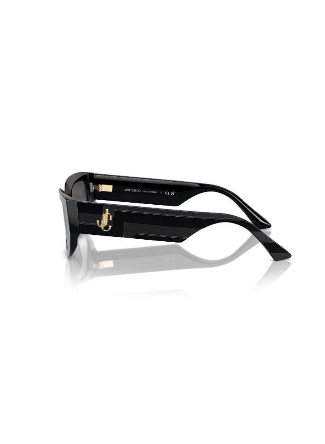 جيمي تشو نظارات شمسية مستطيلة بإطار كامل JC5017 55 50008G - Image 4