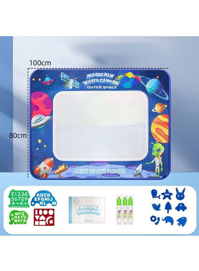 HALAMODO Toddlers Toys Water Doodle Mat - Kids Painting Writing Color Doodle Drawing Mat Toy Bring Magic Pens Educational Toys for Age 2 3 4 5 6 7 Year Old Girls Boys Age Toddler Gift ﻿ - Image 3