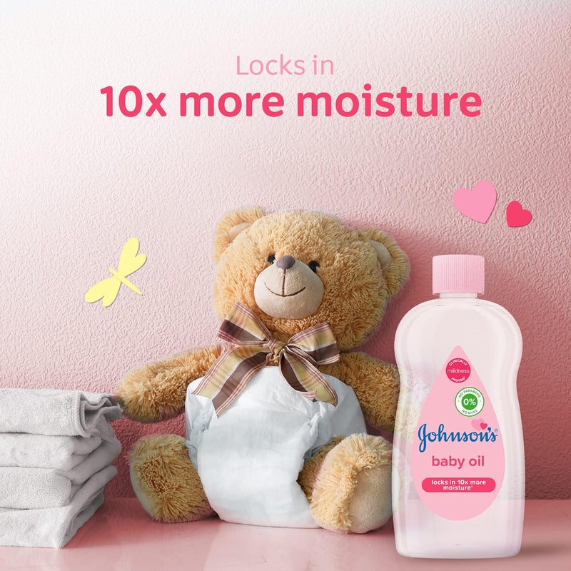 Johnson's Baby Oil, 500ml - Image 3