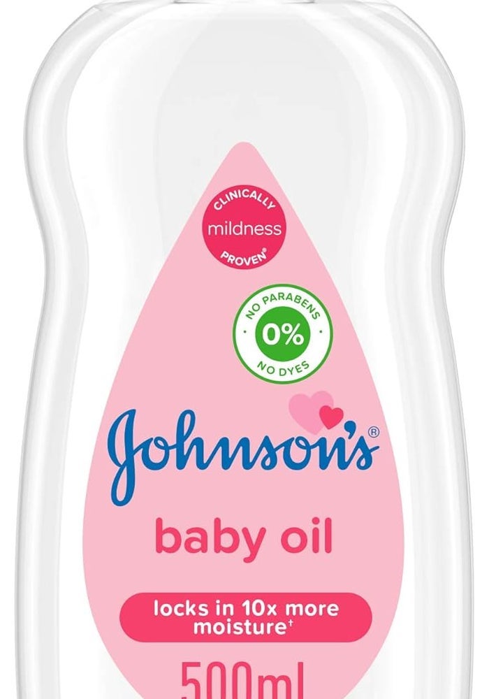 Johnson's Baby Oil, 500ml - Image 1