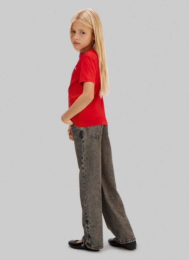 Calvin Klein Jeans Youth Logo Crew Neck T-Shirt