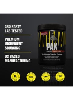 ANIMAL Pak Convenient Allinone Vitamin  Supplement Powder Zinc Vitamins C B D Amino Acids And More Sports Nutrition Performance Multivitamin For Women  Men 44 Scoops Orange Crushed  - Image 5