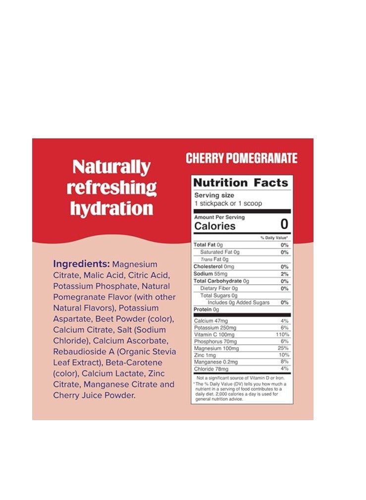 Ultima Replenisher 6 Essential Electrolytes Cherry Pomegranate 20 Stick packs - Image 3