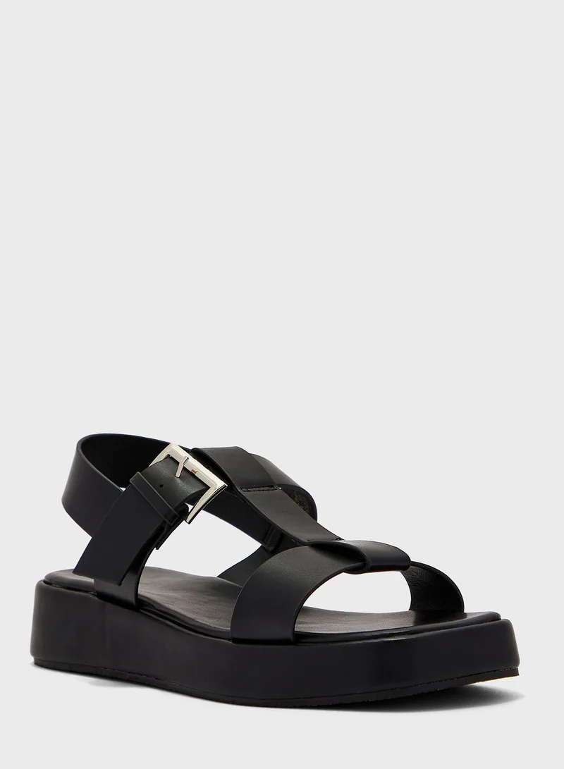 shoexpress Strappy Flat Sandals