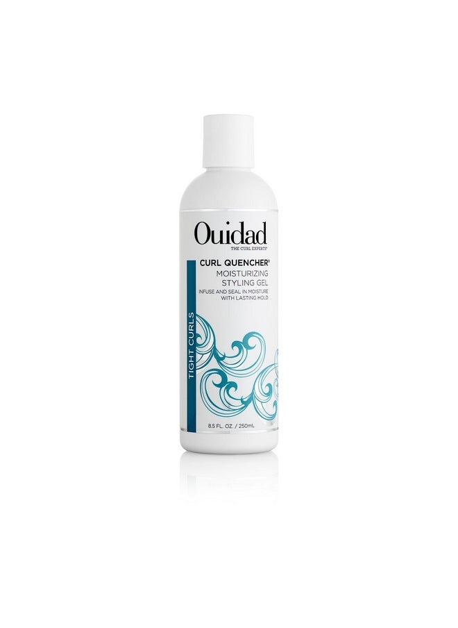 Ouidad Curl Quencher Moisturizing Styling Gel - 8.5 Fl Oz, Bouncy, Soft & Defined Curls, On-The-Go Style Refresher, Frizz Control, Curl Defining Gel, Flexible Lasting Hold, For Tight Curls 