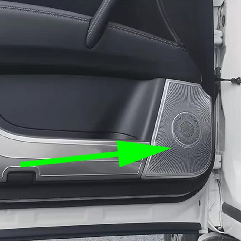 DSUTMLE Car Speaker Triam Cover for Patrol Y62 2014-2023 Stainless Steel Frame Metal Mesh Grill Cover Audio Decorative Protective Accessories - Image 2