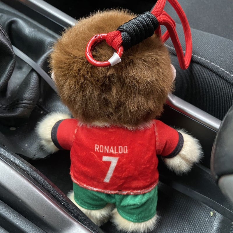 2026 World Cup Cristiano Ronaldo Plush Doll Keychain - Image 4