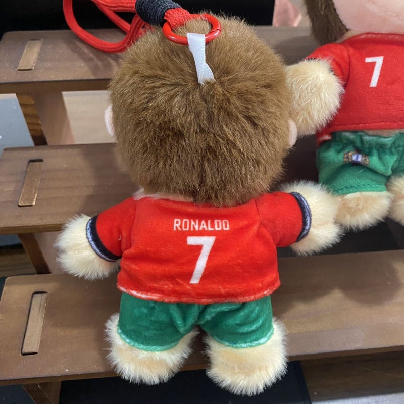 2026 World Cup Cristiano Ronaldo Plush Doll Keychain - Image 1