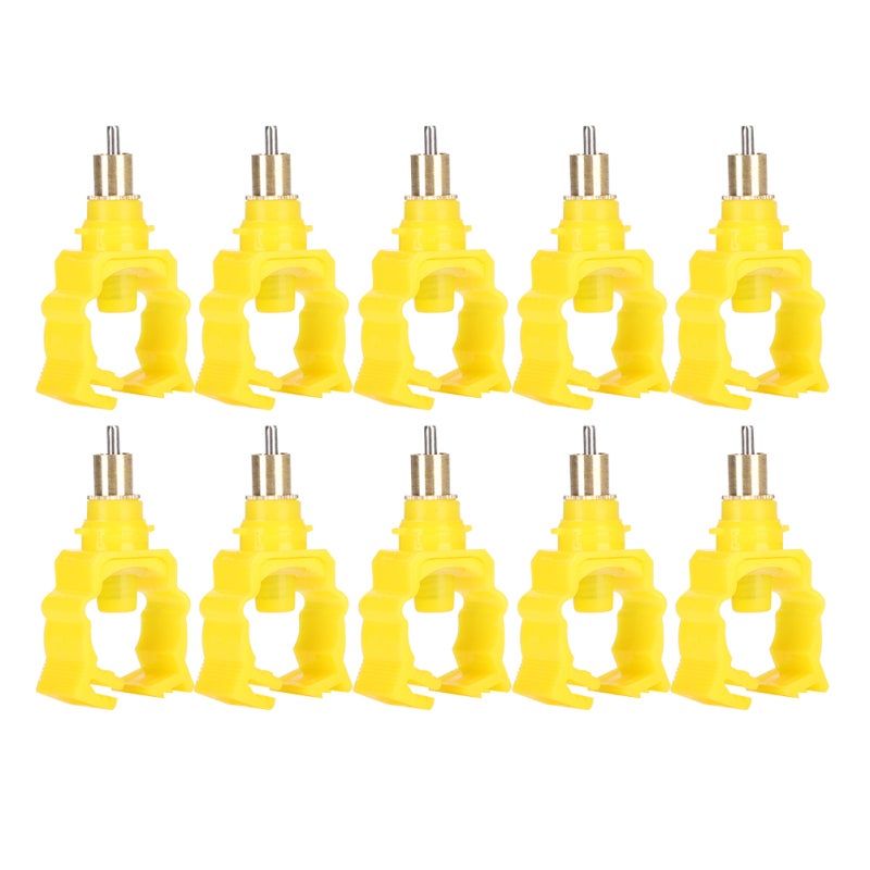 Automatic Nipple Drinker Copper Head Durable Rust-Proof Design - Rabbit Nipple Drinking Fountains Clasp Easy Install for Poultry Clean Water - Image 4