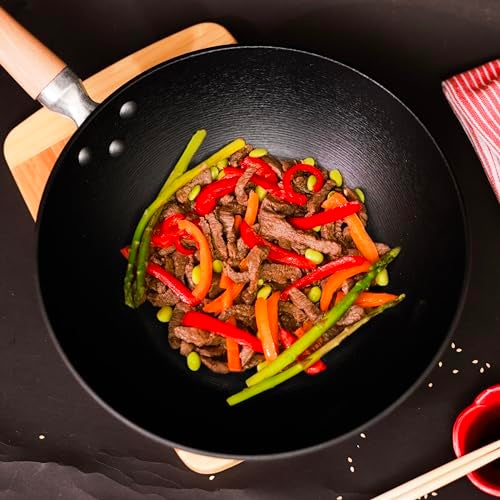 Joyce Chen 23-0003, Lightweight Cast Iron Stir Fry, 11.5-Inch - Image 4