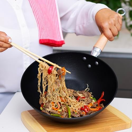 Joyce Chen 23-0003, Lightweight Cast Iron Stir Fry, 11.5-Inch - Image 5