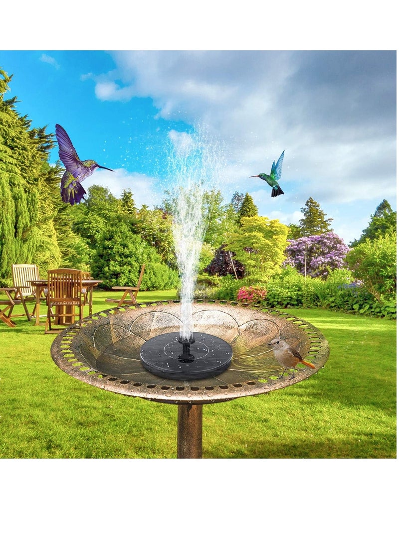 Mademax Mademax solar bird bath fountain pump upgrade solar fountain with 6 nozzle free standing floating solar powered water fountain pump for bird bath garden pond pool outdoor  - Image 2