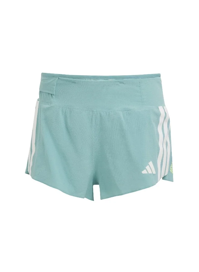 adidas Adidas Adizero Gel W Turquoise Shorts (1/4) Shorts For Women
