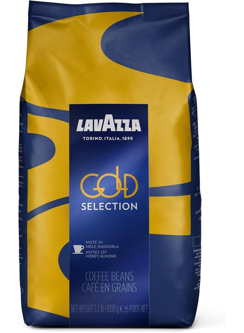 Lavazza Caffe Espresso Coffee Beans Gold Selection, 1Kg - Image 1
