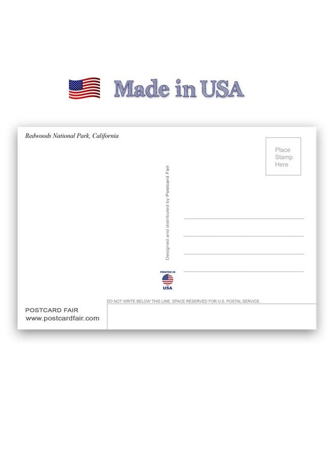 Postcard Fair AMERICA THE BEAUTIFUL postcard set of 20. Post card variety pack depicting United States travel sites and American theme postcards. Made in USA.  - Image 2
