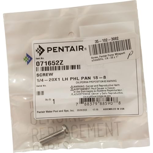 Pentair 071652 18-8 Stainless Steel Left Hand Phillips Pan Screw Replacement Inground Pool and Spa Pump - Image 4