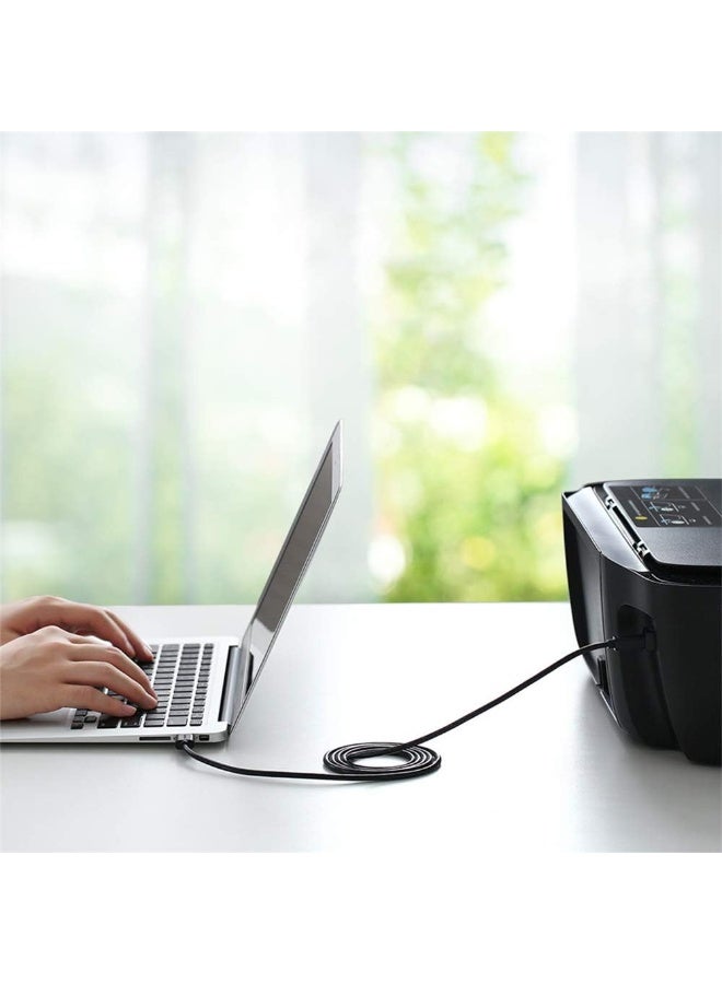 Ugreen Printer cable USB 2.0A Male To 5-Pin Mini USB Male Gold-Plated Data Cable 480Mbps for PC, Laptops, Smartphones (2M) - Image 3