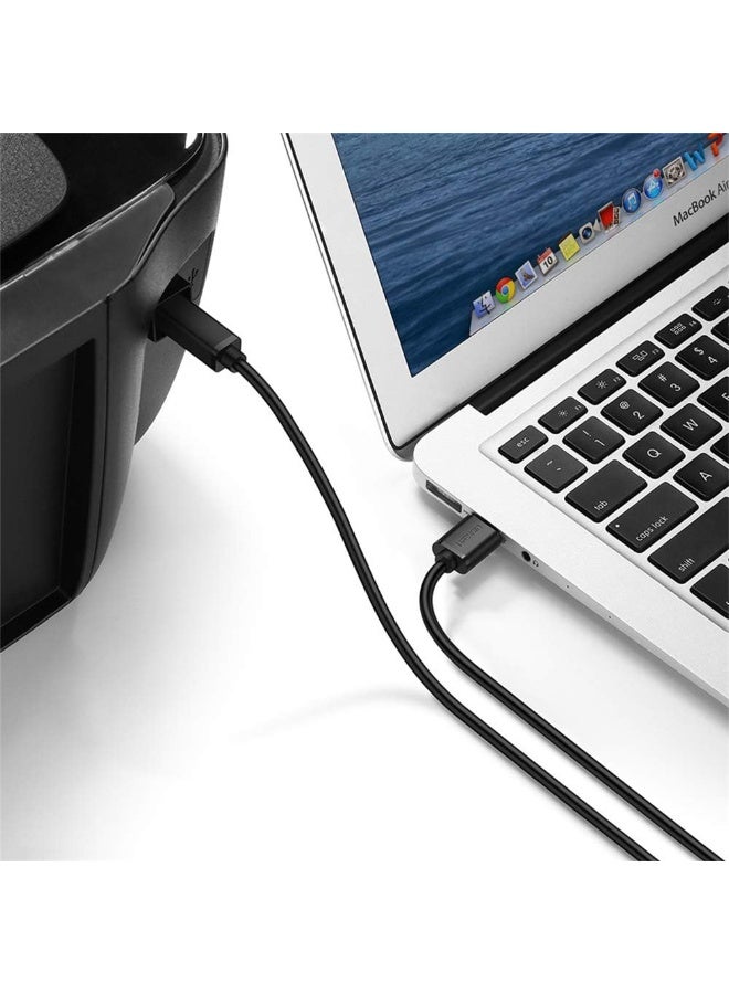 Ugreen Printer cable USB 2.0A Male To 5-Pin Mini USB Male Gold-Plated Data Cable 480Mbps for PC, Laptops, Smartphones (2M) - Image 2