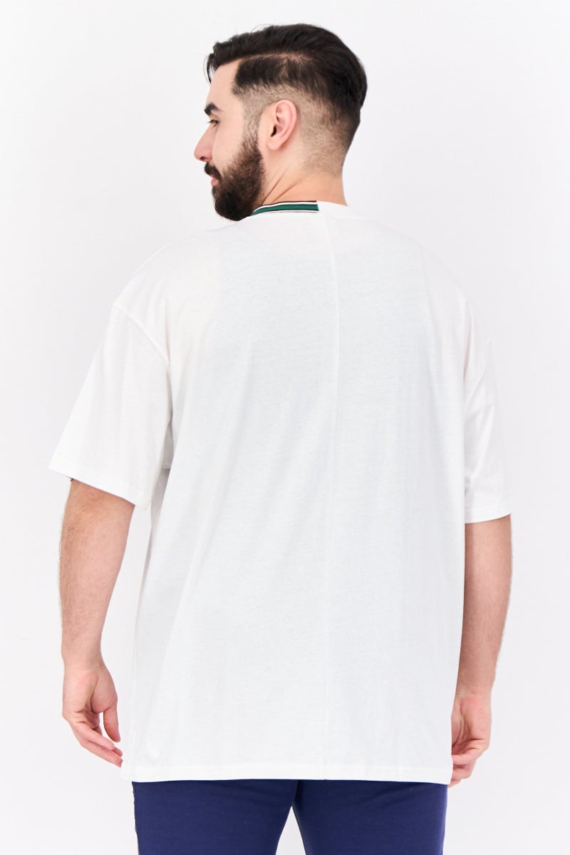 PUMA Men Relaxed Fit Short Sleeve Outdoor T-shirt, White  - Image 3