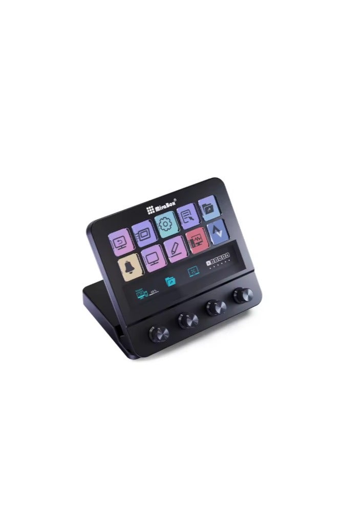 Elgato Stream Deck +, Audio Mixer, Live Production and Studio Controller for Content Creators, Streaming, Distribution, Gaming, Customizable Touch Strip and Dial and LCD Keys  - Image 1