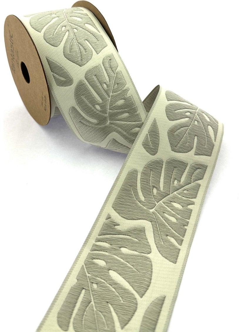 Fantastic - Leaf Pattern Woven Border (7 Cm. Width - 3.5 Mt. Length) - Image 1