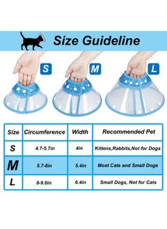 Dog Cones For Small Dogs, Adjustable 5.78In Pet Cone, Lightweight Recovery Elizabethan Collar For Cats, Puppies And Mini Dogs (Blue) - pzsku/ZE20C1AC7DB0FE67260CDZ/45/_/1726222126/71ee5d80-c83e-41d5-ac36-bdeb0365471e