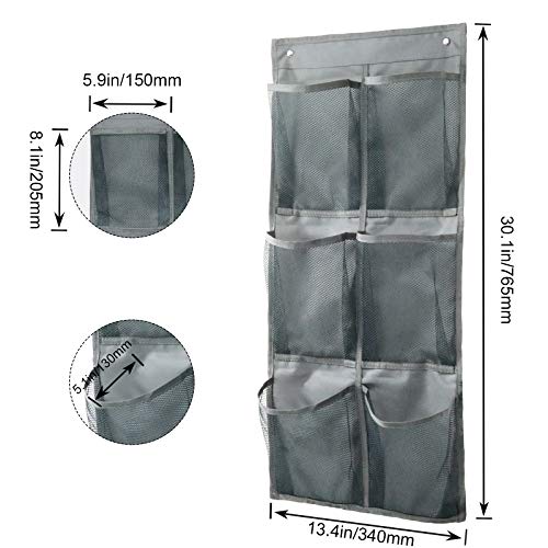 Yocice Wall Mounted Shoes Rack 2Pack/Can Store 6Pairs of Sneakers,with Sticky Hanging Mounts, Shoes Holder Storage Organizer Shelf,Door Shoe Hangers (SM06-Gray-2) - Image 2