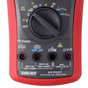 Kusam Meco Intrinsically Safe TRUE RMS Digital Multimeter KM 822Ex - Image 3