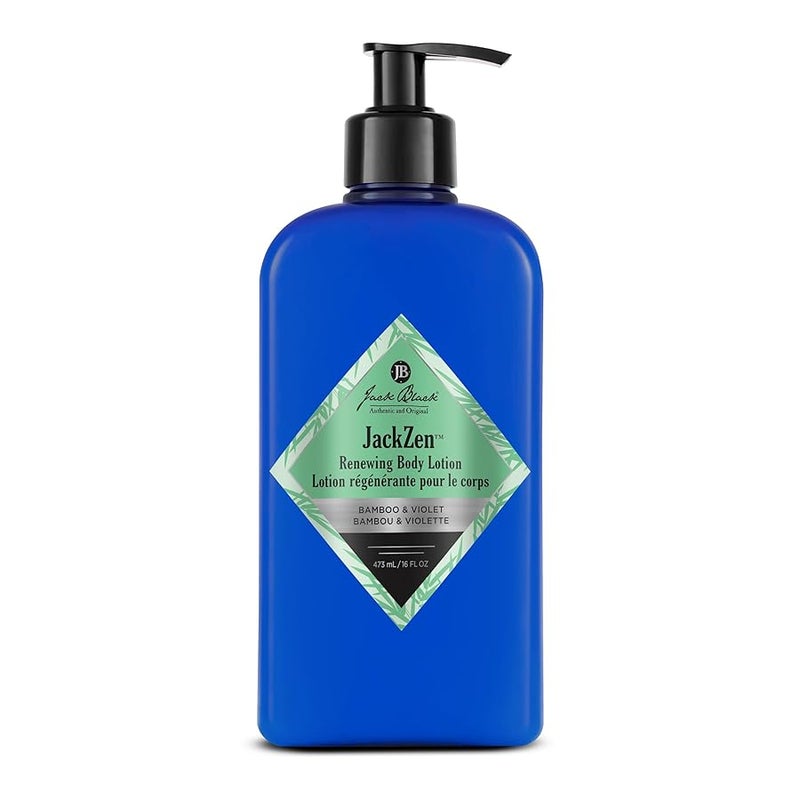 Jack Black Jackzen Renewing Body Lotion for Men 16 oz Earthy Fragrance Mens Lotion for Extremely Dry Skin Mens Body Moisturizer for Dry Skin FastAbsorbing Hydration Gifts for Men - Image 1