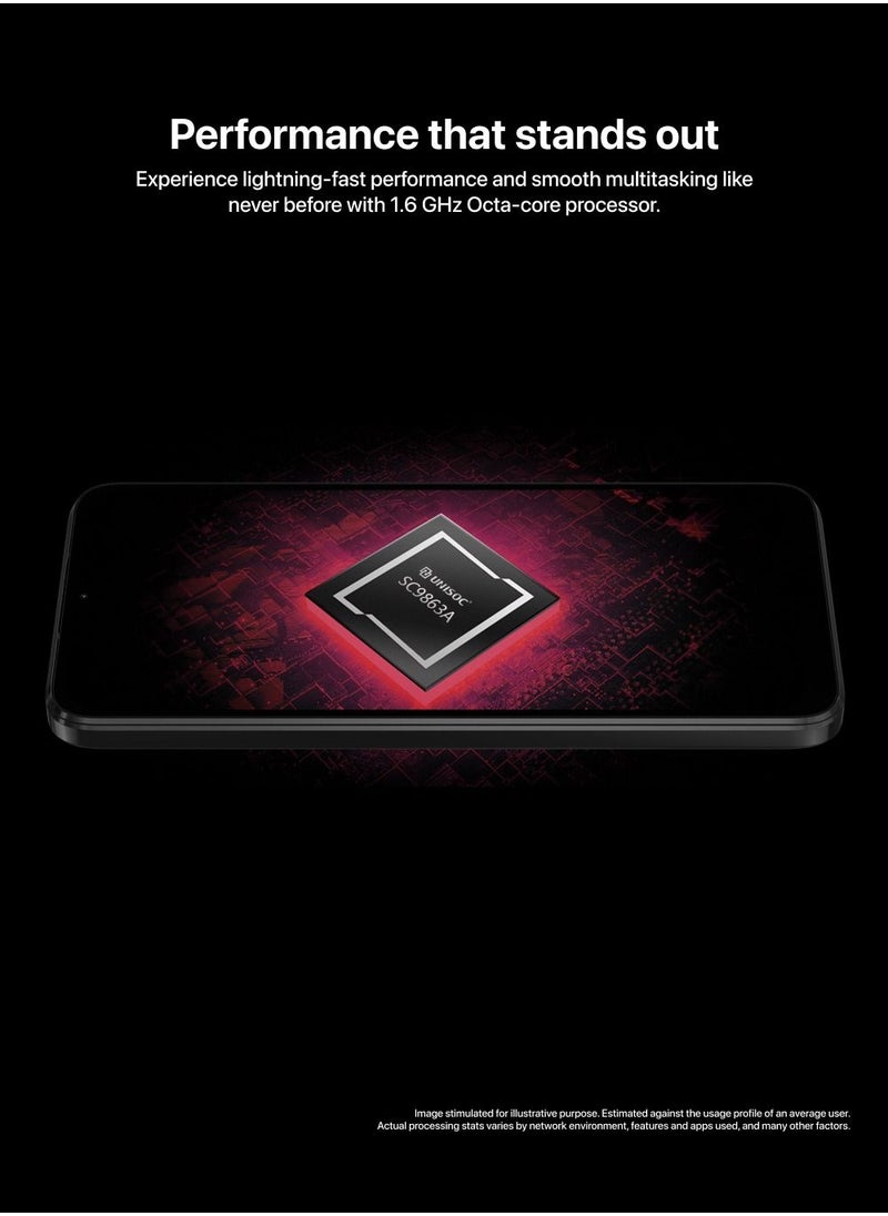 INOI - A63, 4G LTE, Octacore 3GB RAM + 64GB, 6.5” IPS HD+ Display, Dual Camera, Finger Print Sensor, Black, Middle East Version - Image 1