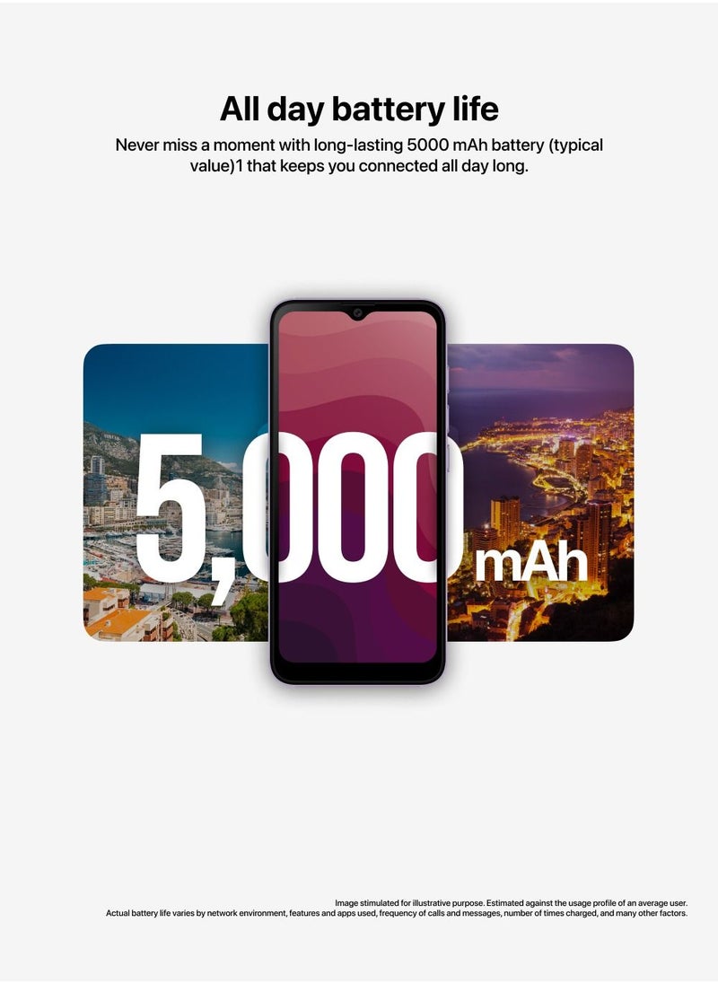 INOI - A63, 4G LTE, Octacore 3GB RAM + 64GB, 6.5” IPS HD+ Display, Dual Camera, Finger Print Sensor, Black, Middle East Version - Image 1